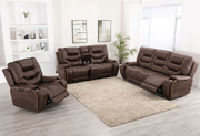 000 -Julie 3pc Leather LookPower Reclining SofaSet