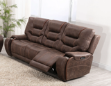 000 -Julie 3pc Leather Look  Power Reclining Sofa  Set
