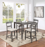 Brettiney 5-Pieces Counter Height Dining Table Set