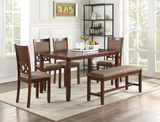 Heather 6-Pieces Dining Table Set