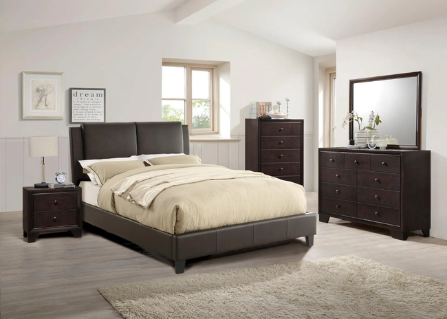 Teresa Brown Master Bedroom Set - Q/CK/EK  Size - DAROSI FURNITURE