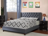 Chase 4-Pieces Blue Grey Bedroom Set - F/Q Size