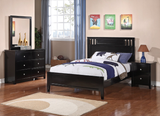 Hannah Black Bedroom Set - T/F Size
