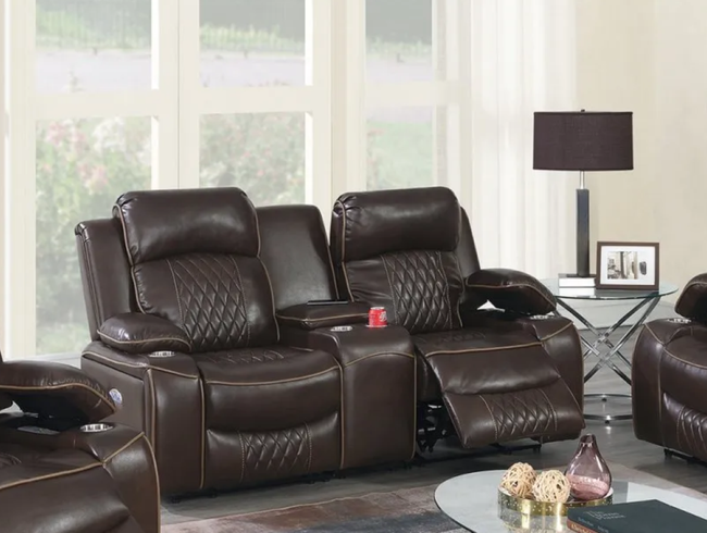 Christopher Recliner Loveseat -  POWER MOTION W/ USB CHARGER