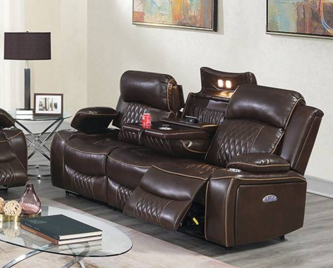 Christopher Recliner Sofa -  POWER MOTION W/ USB CHARGER