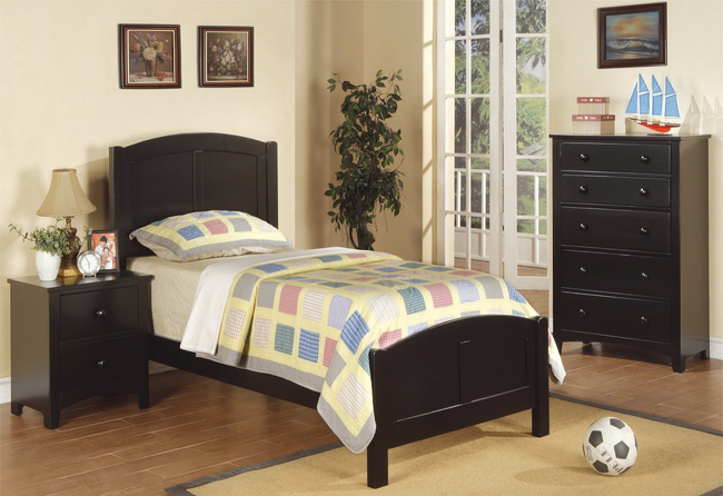 Brayden Black Bedroom - Twin Size - DAROSI FURNITURE