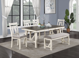 Bethany 6-Pieces Dining Table Set