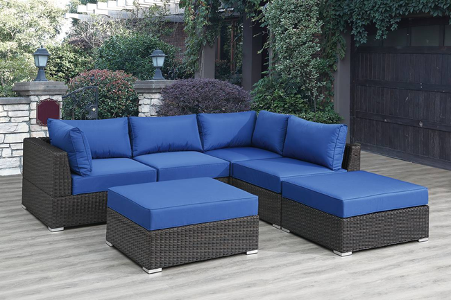 Ocean Blue E. 6-Piece Outdoor Furniture Set
