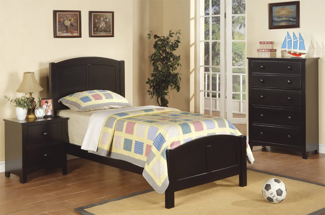 Brayden Black Bedroom Set - Twin Size