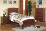 Brayden Dark Oak Bedroom Set  - Twin Size