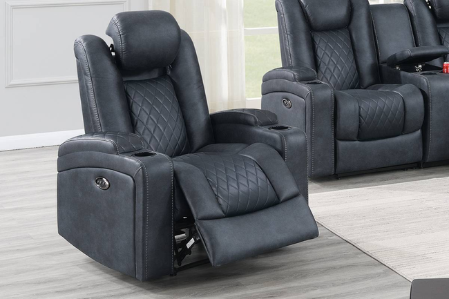 Charles Recliner Glider -  POWER MOTION W/ USB CHARGER