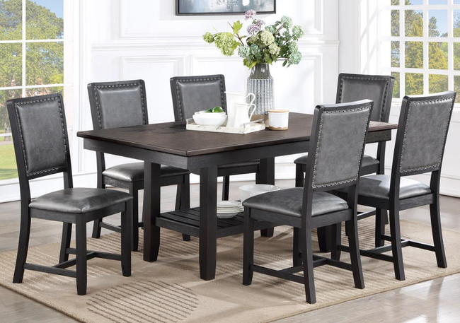 Charlotte 7-Pieces Dining Table Set