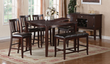 Hannah 6- Pieces Counter Height Dining Table Set - DAROSI FURNITURE