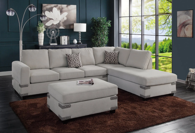 Caddock 3-Piece Reversible Sectional Sofa Set - DAROSI FURNITURE