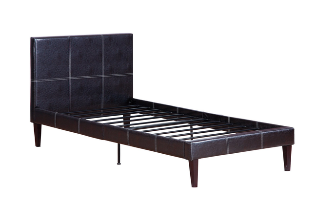 Mila Black/Espresso Bedroom Set - T/F Size - DAROSI FURNITURE