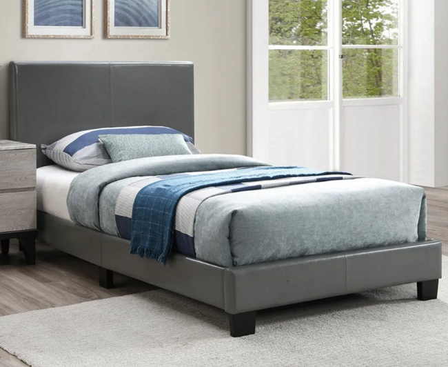 Rollin Grey/Cream Bedroom - T/F/Q Size - DAROSI FURNITURE