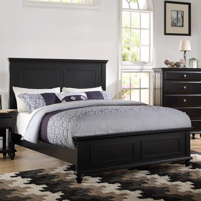 Ferrys Black Master Bedroom Set  - Q/CK/EK Size Bed - DAROSI FURNITURE