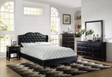 Emerald Black Master Bedroom Set  - Q/CK/EK Size Bed - DAROSI FURNITURE