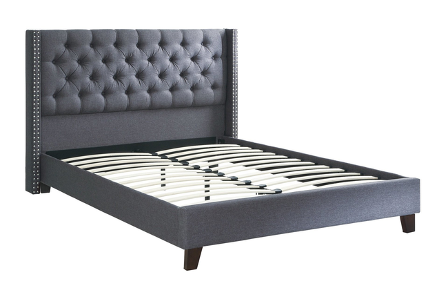 Chase Blue Grey Bedroom Set - F/Q Size - DAROSI FURNITURE