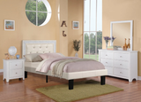 Kelsie Light Diamond Bedroom Set - T/F Size - DAROSI FURNITURE