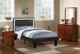 Kelsie Black Diamond Bedroom Set - T/F Size - DAROSI FURNITURE