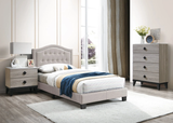 Oberyn Cream Bedroom Set - T/F/Q Size - DAROSI FURNITURE