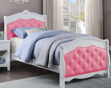 Ashley White or Pink/White Bedroom - T/F Size - DAROSI FURNITURE