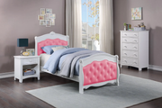 Ashley Pink/White Bedroom Set - T/F Size - DAROSI FURNITURE