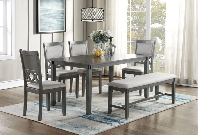 Heather 6-Pieces Dining Table Set