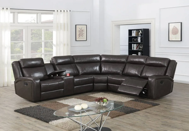 Terrance Sectional Set - Power Motion W/ USB Charger - DAROSI FURNITURE
