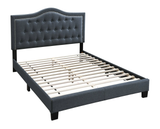 Oberyn Charcoal 4-Pieces Bedroom Set - F/Q Size - DAROSI FURNITURE