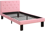 Katelyn White/Pink Bedroom Set - T/F Size