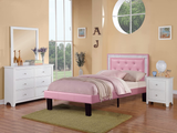 Kelsie Pink Diamond Bedroom Set - T/F Size