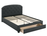 Olley A.  4-Pieces Charcoal Bedroom Set - T/F/Q Size