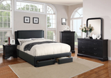 Patrick Black Bedroom Set - F/Q Size