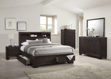 Russell Dark Brown Master Bedroom Set - Q/CK/EK  Size