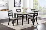 Russet 5-Piece Dining Table Set