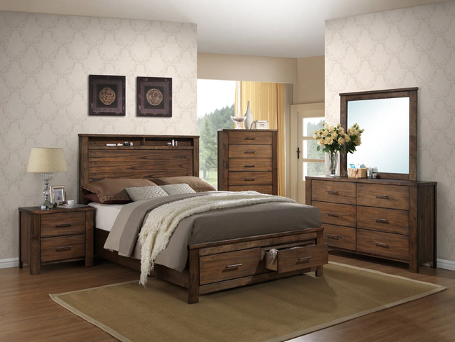 Zayden Master Bed With 6 Under Bed Drawers