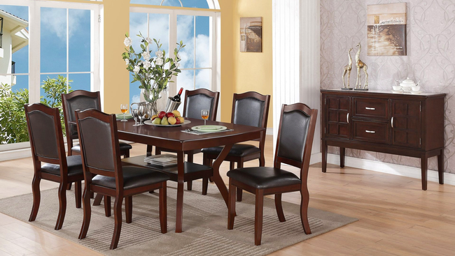 Imperial 7-Pieces Dining Table Set - DAROSI FURNITURE
