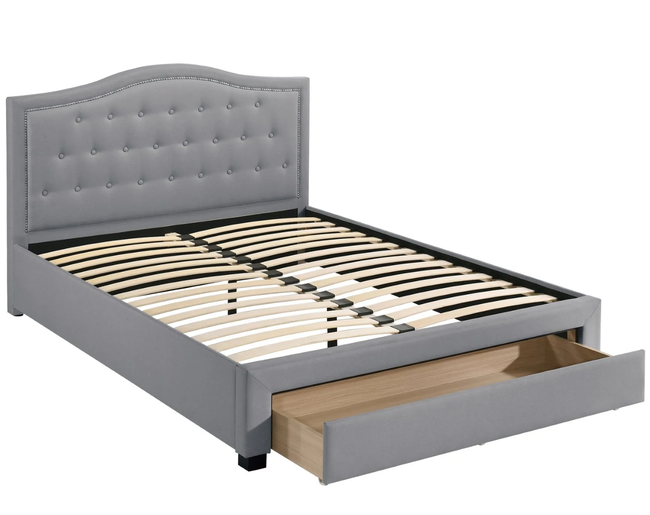 Oberyn A. 4-Pieces Grey/Cream Bedroom Set - F/Q Size