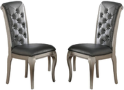 Adele Silver Dining Chair - Setof ( 2 )