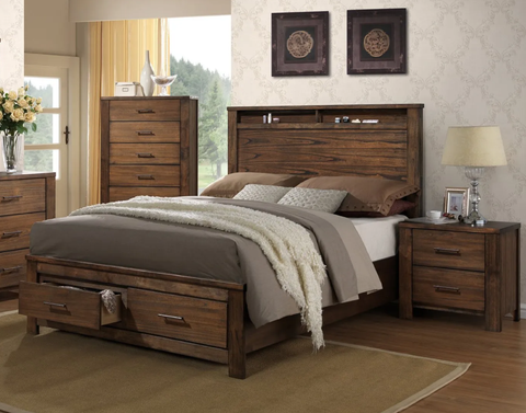 Zayden Master Bed With 2 Under Bed Drawers